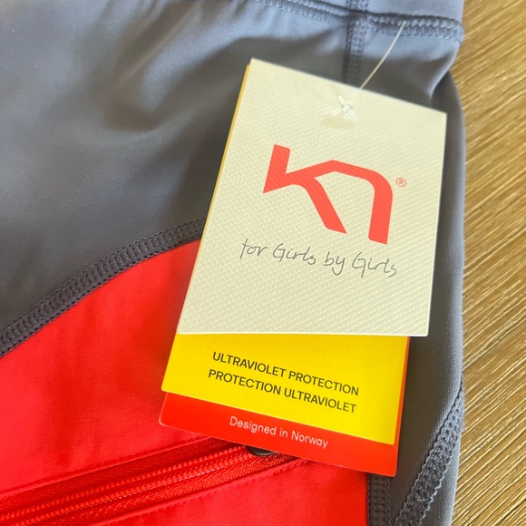 NEW❤️Kari Traa Ane Hiking Capri leggings in moon - UPF 40+ $129 - Picture 7 of 11